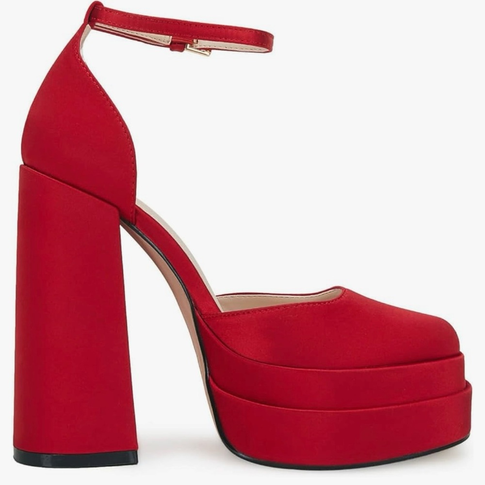 Red Platform Heels - image 3